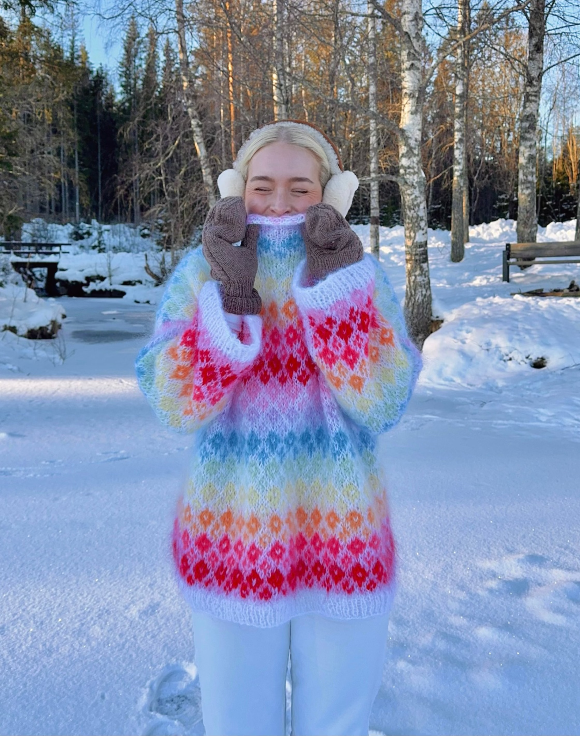 Vårin Sweater Rainbow - Yarn Kit