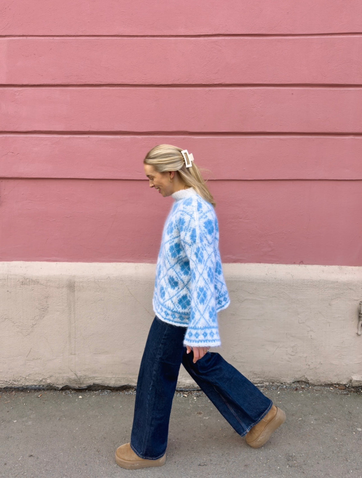 Ylva Sweater - Yarn Kit (Påfugl in Paris) 