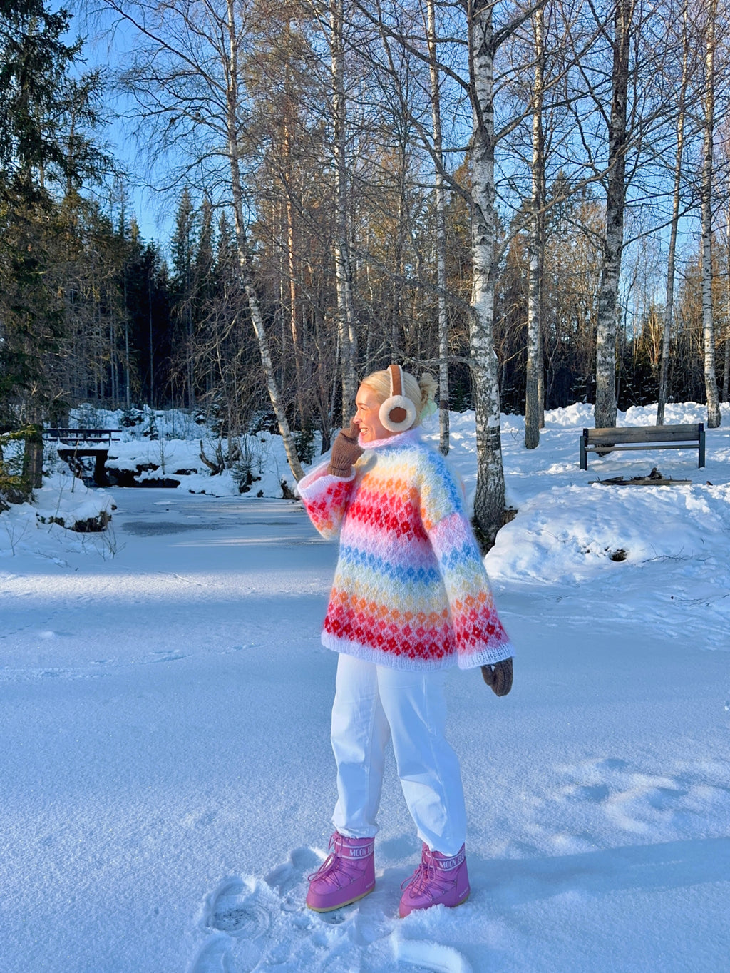 Vårin Sweater Rainbow - Yarn Kit