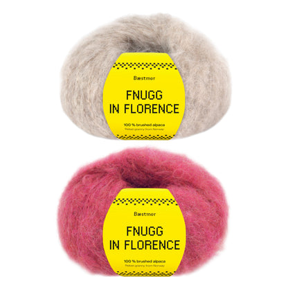 Løvgenser - Garnpakke (Fnugg in Florence)