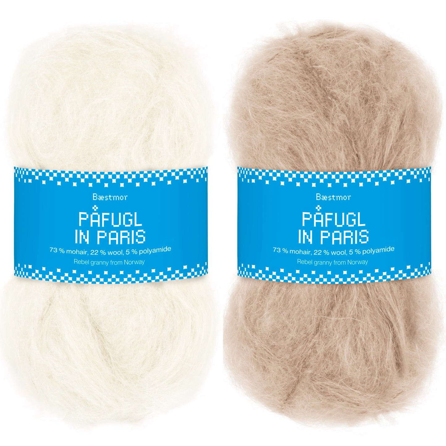 Ylvagenser - garnpakke (Påfugl in Paris)