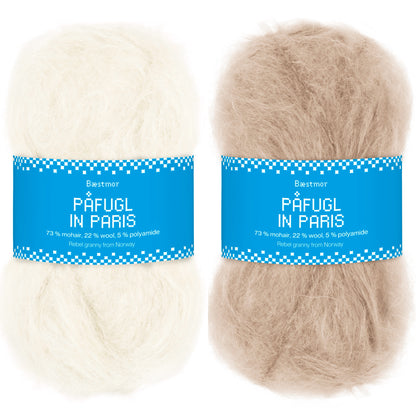 Ylvagenser - garnpakke (Påfugl in Paris)