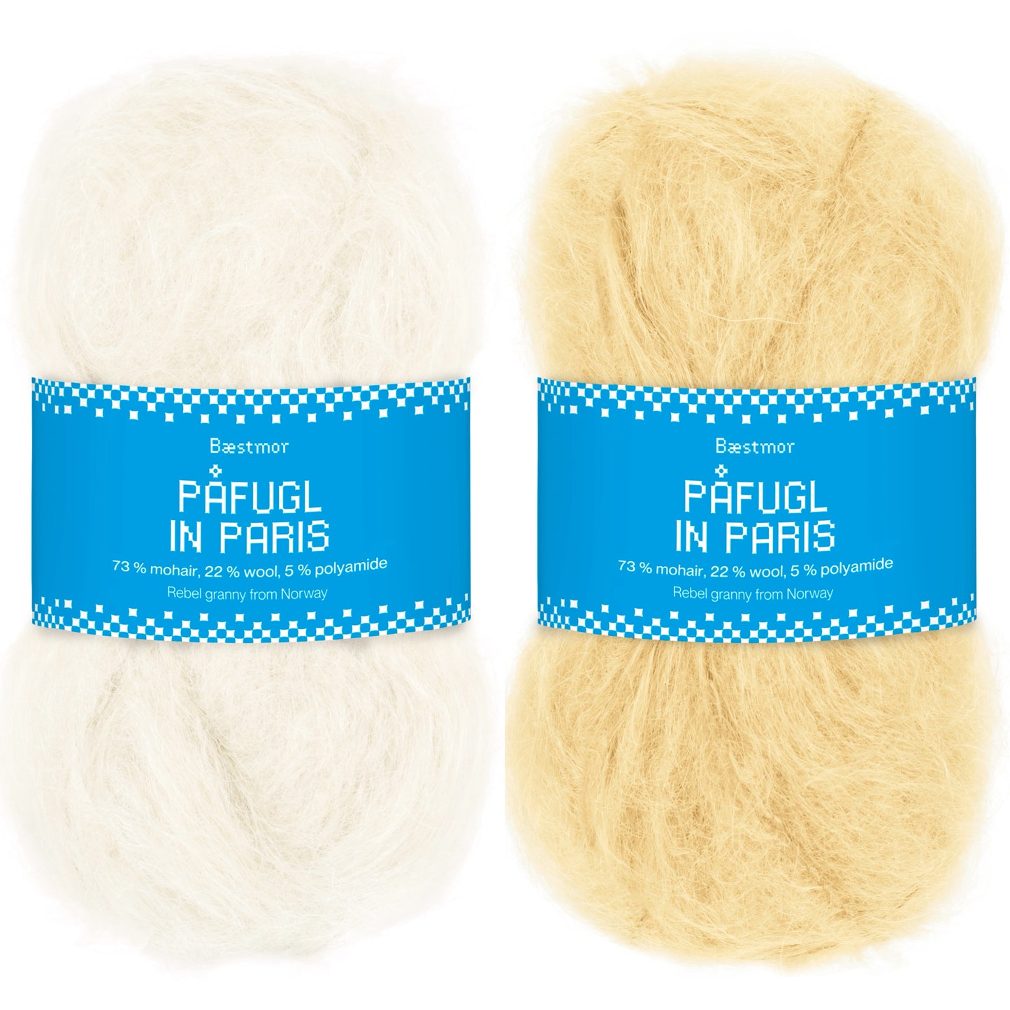 Ylvagenser - garnpakke (Påfugl in Paris)