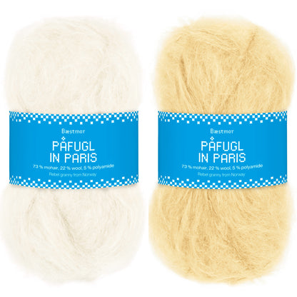 Ylvagenser - garnpakke (Påfugl in Paris)