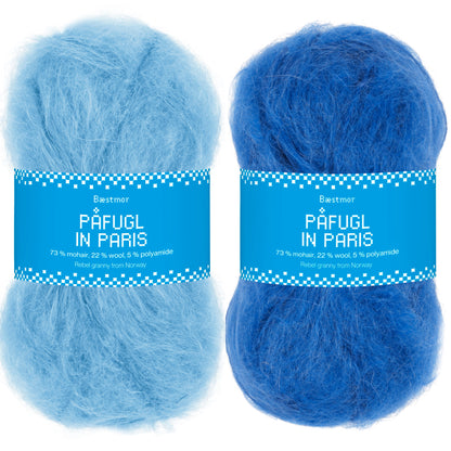 Ylvagenser - garnpakke (Påfugl in Paris)