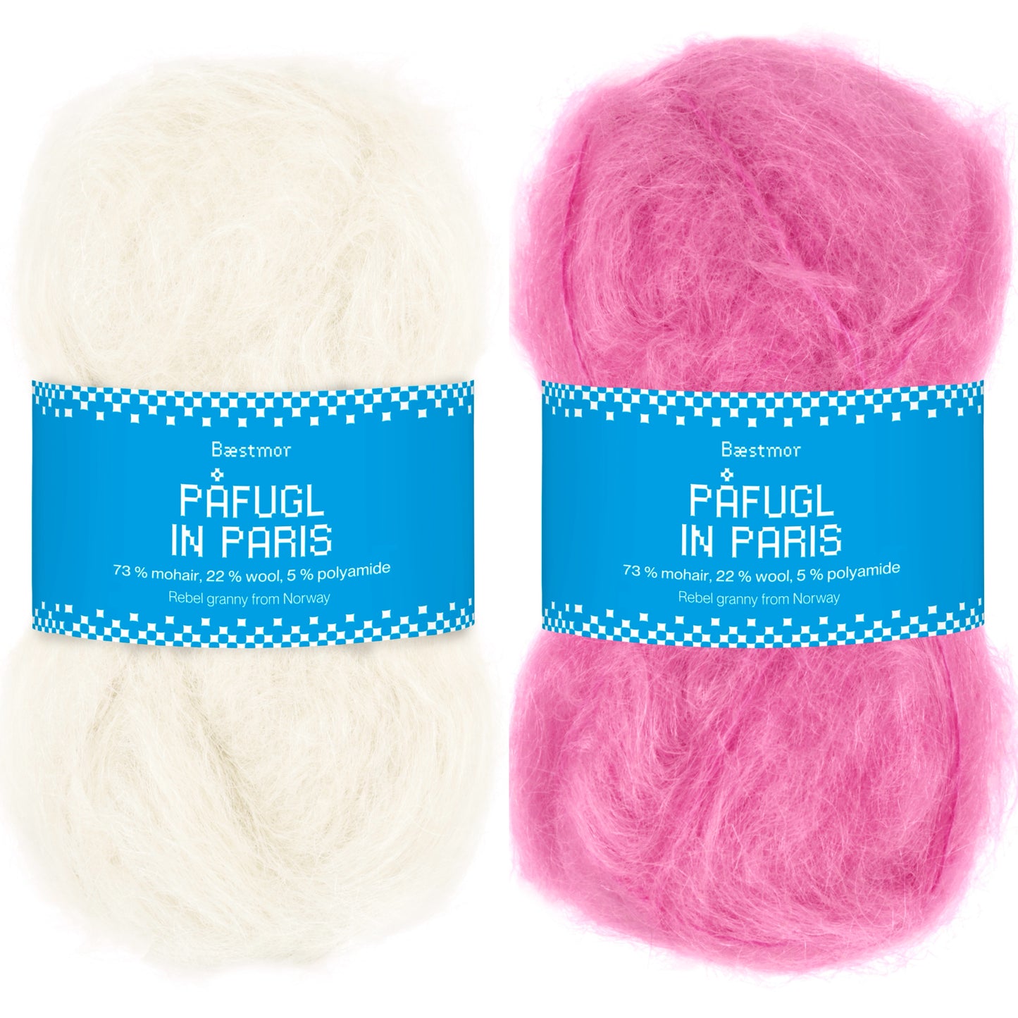 Ylvagenser - garnpakke (Påfugl in Paris)