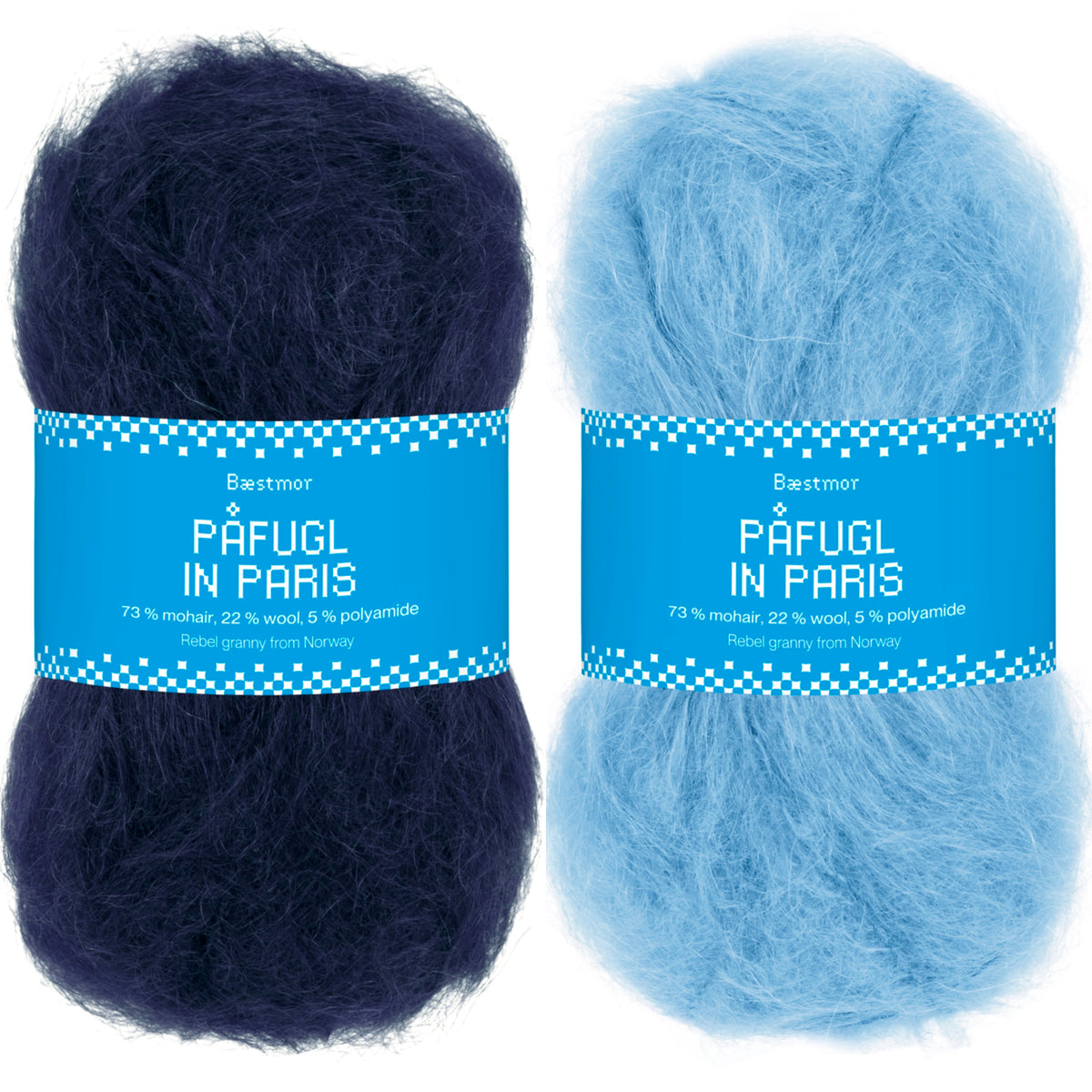 Løvgenser - Garnpakke (Påfugl in Paris)
