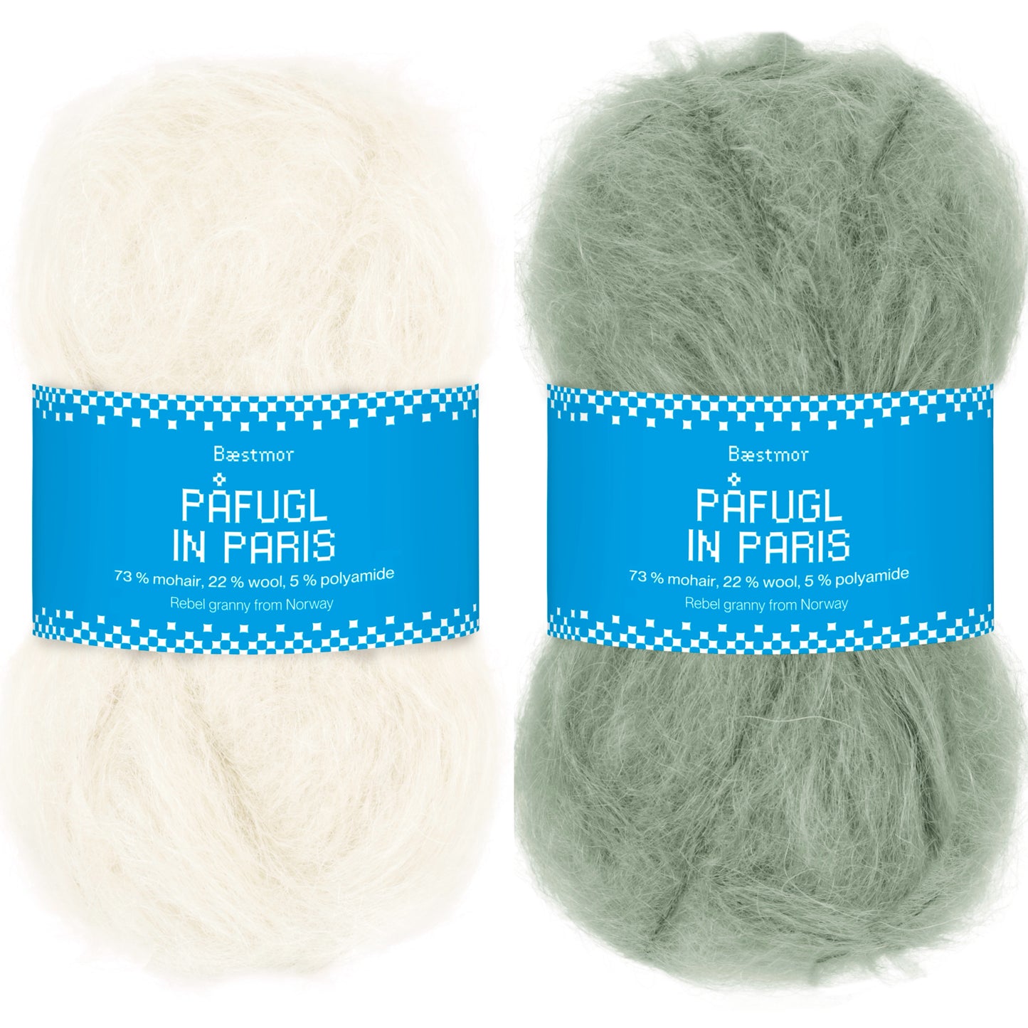 Ylvagenser - garnpakke (Påfugl in Paris)