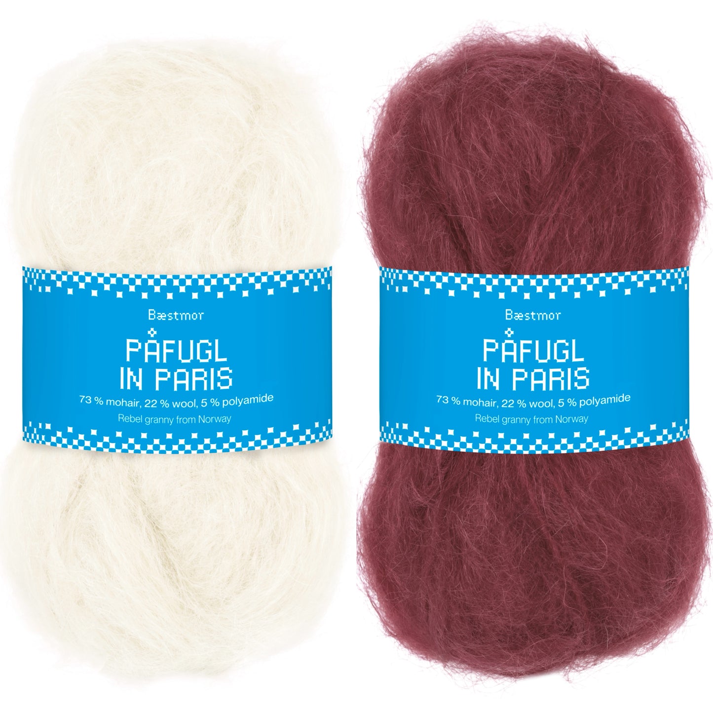 Ylvagenser - garnpakke (Påfugl in Paris)