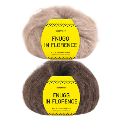 Løvgenser - Garnpakke (Fnugg in Florence)